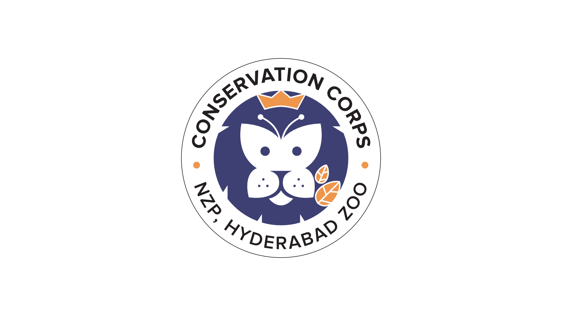 The idea is to come up with a fun and creative logo design for ‘Conservation Corps’. 
This identity has a crown-adorned lions face surrounded by foliage. 
The hidden butterfly feature, asides bringing a huge smile on kids faces, makes it memorable; inspiring them to create a positive impact on our environment.